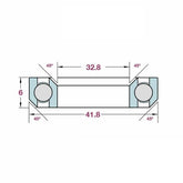 FBI Mr136 Headset Bearing